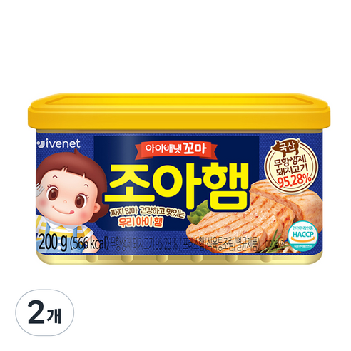 아이배냇 꼬마 조아햄 200g, 햄, 2개