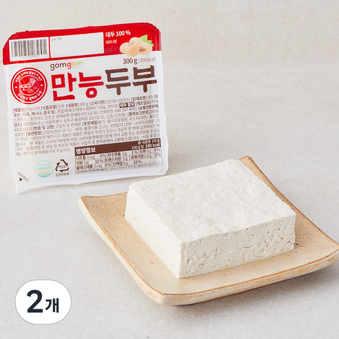 곰곰 만능두부, 300g, 2개
