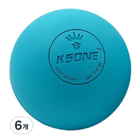 KSONE 스카위즈 근육 이완 마사지 볼, 6개, 블루