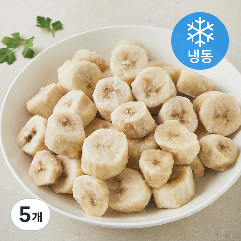 이안 바나나 (냉동), 5개, 1kg