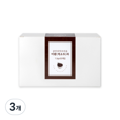 증안리약초마을 적소두 이팥차, 1.5g, 20개입, 3개