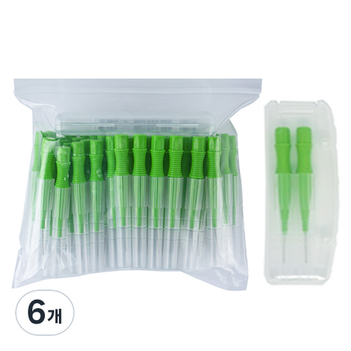 다덴 메디메이트 치간칫솔i형 SSS 0.7mm, 50개입, 6개