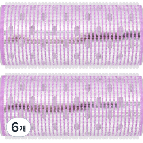 벨로티 알루미늄판 열전도 앞머리 구르프 헤어롤 120 x 50 mm, 6개, B타입