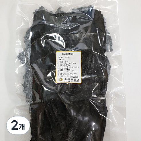 뿌리 다시마, 2개, 500g