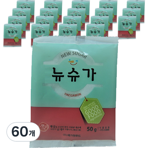 해가원 뉴슈가, 50g, 60개