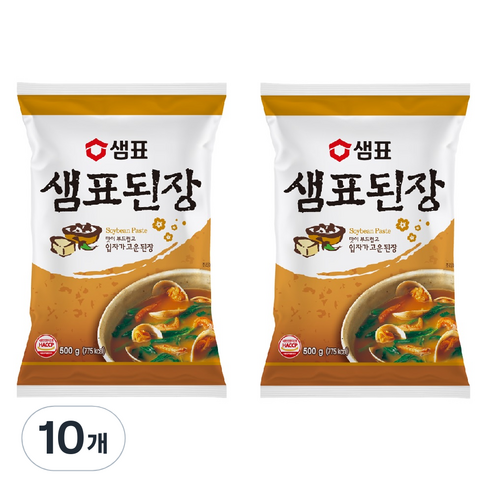샘표 된장/일본식 500g, 10개