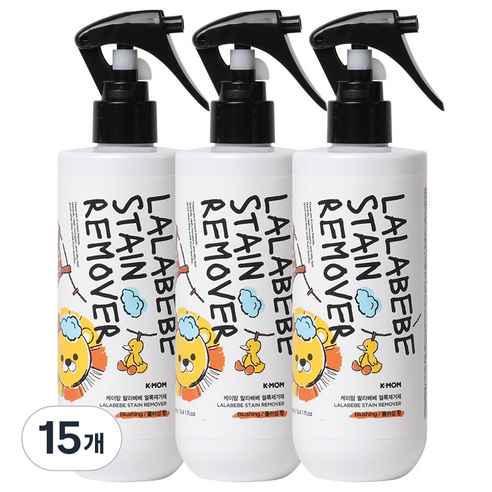 케이맘 유아용 랄라베베 얼룩제거제, 280ml, 15개