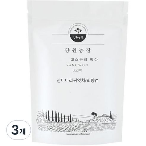 산미나리씨앗차 회향T, 1.2g, 50개입, 3개