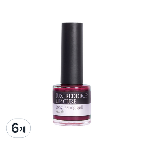 럭스 레드드롭 립큐어 롱래스팅젤 8ml, 빅토리아, 6개