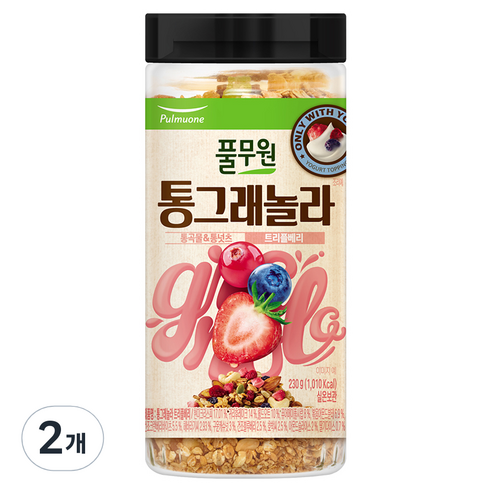 풀무원 통그래놀라 트리플베리, 230g, 2개