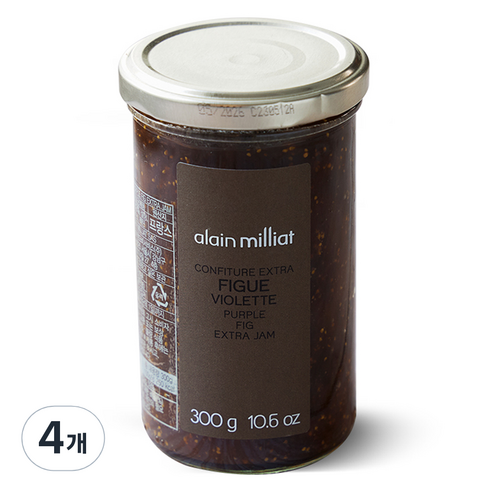 알랭밀리아 무화과잼, 300g, 4개