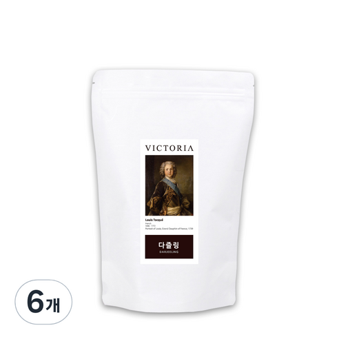 빅토리아 다즐링 티백, 1g, 30개입, 6개