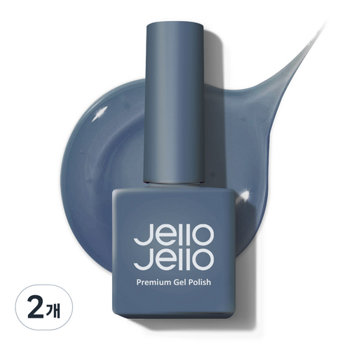 젤로젤로 시럽 젤 폴리쉬 옹브레 시리즈, JJ-23 애쉬블루, 10ml, 2개