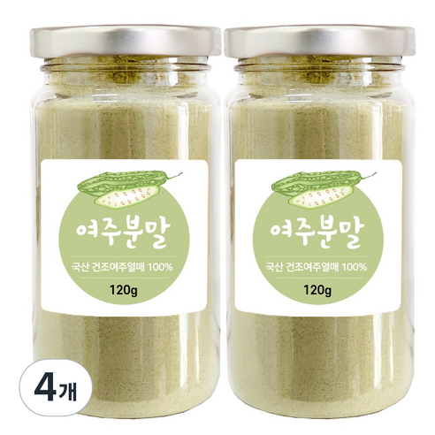 좋은아침 여주 분말, 4개, 120g