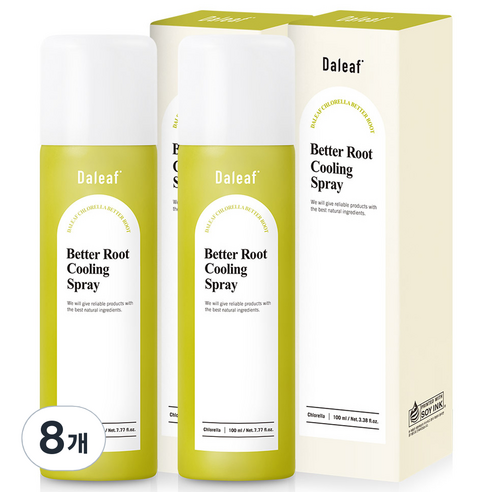 달리프 클로렐라 베러 루트 쿨링 스프레이, 100ml, 8개