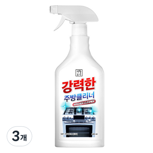 생활공식 강력한 주방클리너, 500ml, 3개