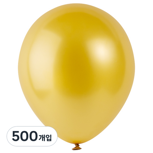 파티팡 풍선 라운드 30cm, 펄 골드, 500개입