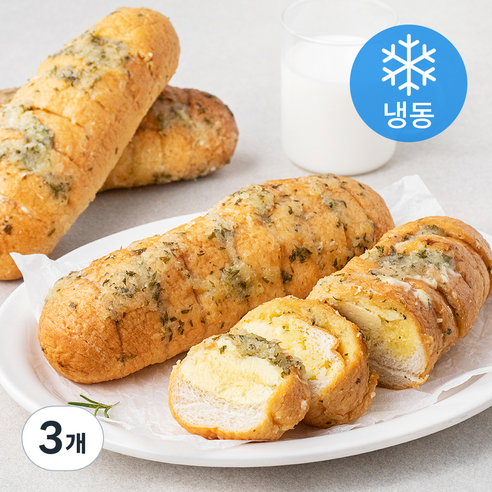 화이트램램 크림 품은 갈릭 브레드 (냉동), 150g, 4개입, 3개