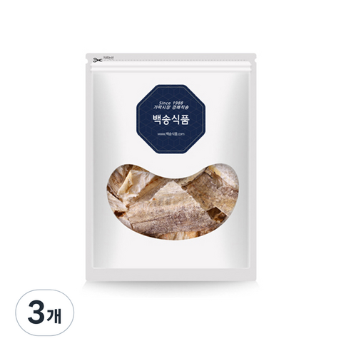 백송식품 황태껍질, 1kg, 3개