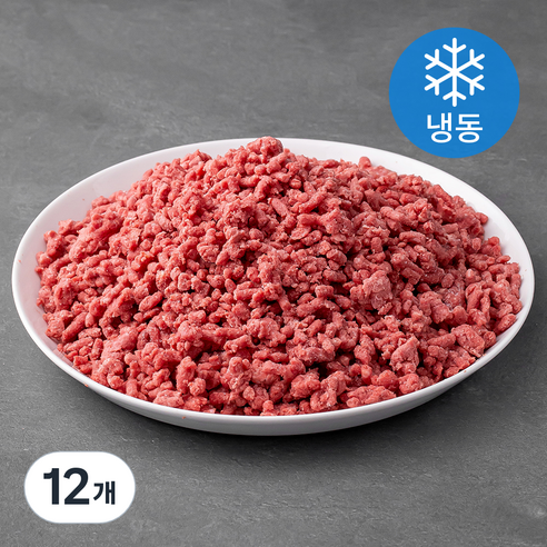 국제식품 호주산 소전각 다짐육 (냉동), 1kg, 12개