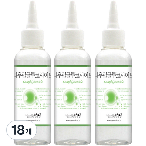 맑을담 라우릴글루코사이드 뷰티소품 100ml, 18개