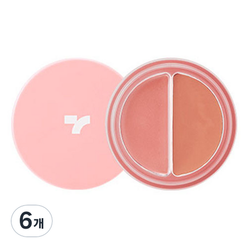 토니모리 치크톤 립 앤 치크 듀오밤 4.8g, 12 애프리콧휩, 6개