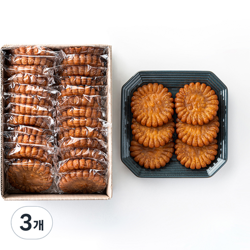 꿀이구마 찹쌀 꿀 약과, 1kg, 3개