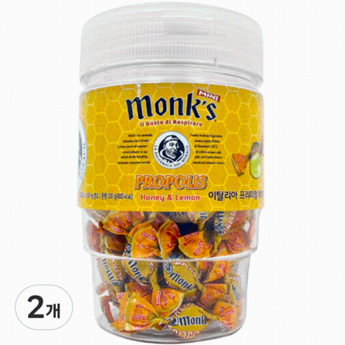 몽스 프로폴리스 캔디, 2개, 100g