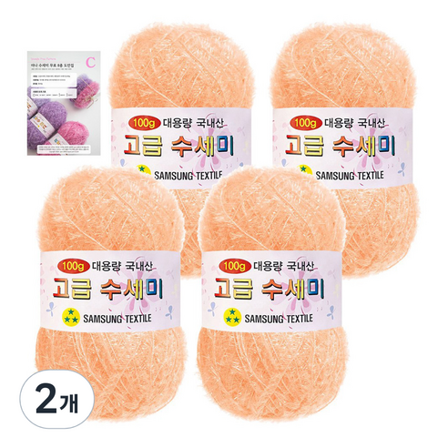 야나 대용량 수세미 100g x 4p + C 인쇄도안 8종 세트, 153 소프트만다린, 2개