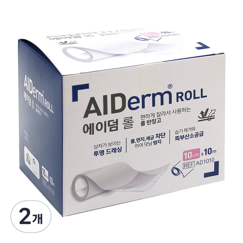 에버레이드 에이덤 롤 10cm x 10m, 2개