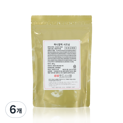 상상시즈닝 허니갈릭 시즈닝, 300g, 6개