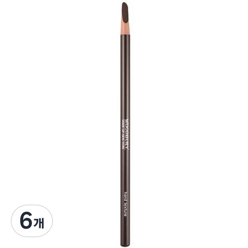 우드버리 하드텍스처 아이브로우 펜슬 4g, Timber Wolf, 6개