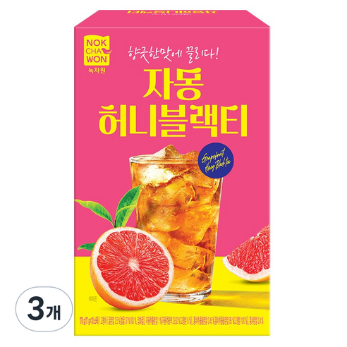 녹차원 자몽허니블랙티, 17g, 10개입, 3개