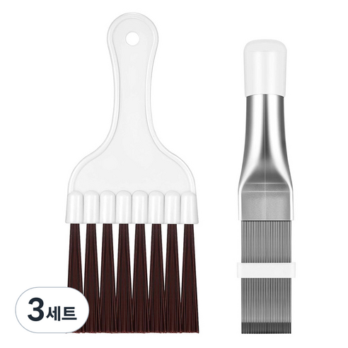모나코올리브 에어컨 청소솔 2종세트, 혼합색상, 3세트