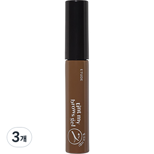 에뛰드 청순거짓 브로우 젤 틴트 0.5g, 01 브라운, 3개