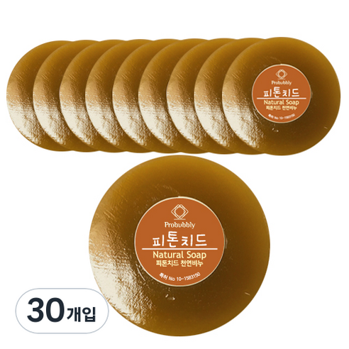 프로버블리 편백 중성비누, 110g, 30개입