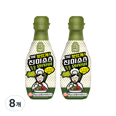 진미 소스 와사비, 300g, 8개
