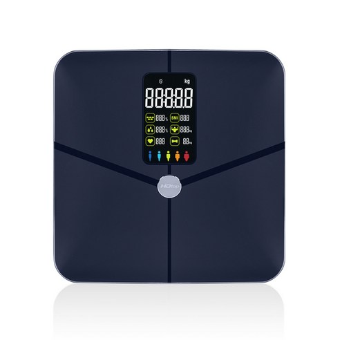 에이치디탑 가정용 블루투스 스마트 체지방 측정 디지털 체중계, HT-B300, 혼합색상