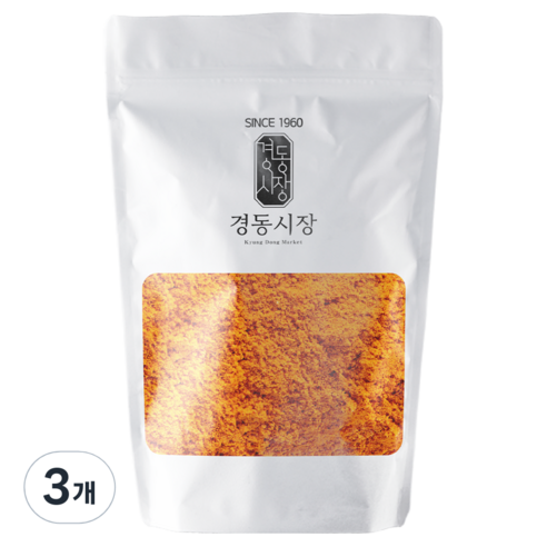 경동시장 김치맛 라면스프, 500g, 3개