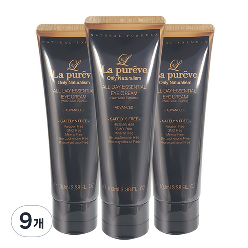 라퓨레브 달팽이 아이크림, 9개, 100ml