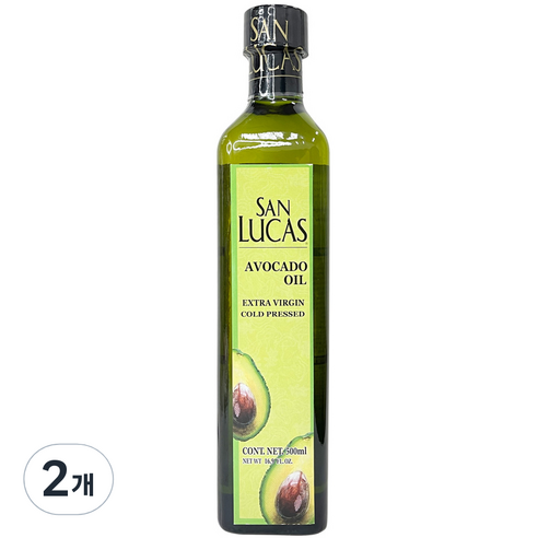 산루카스 아보카도오일 엑스트라버진, 500ml, 2개