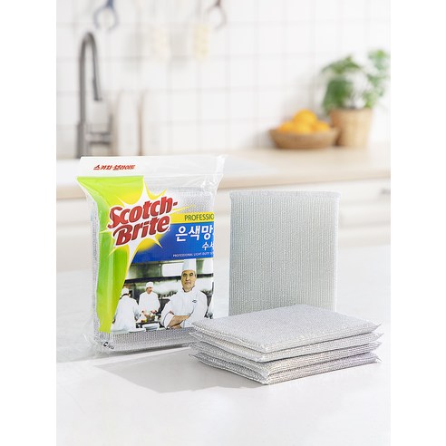 廚房用具 廚房雜項 洗滌器 精細洗滌器 商用洗滌器 Scotch Brite 網狀洗滌器 網狀洗滌器 廚房清潔用品 洗碗