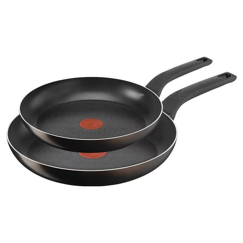 테팔 티타늄 액티쿡 프라이팬 세트 2개, 1세트, 블랙커피, 프라이팬 26cm + 30cm