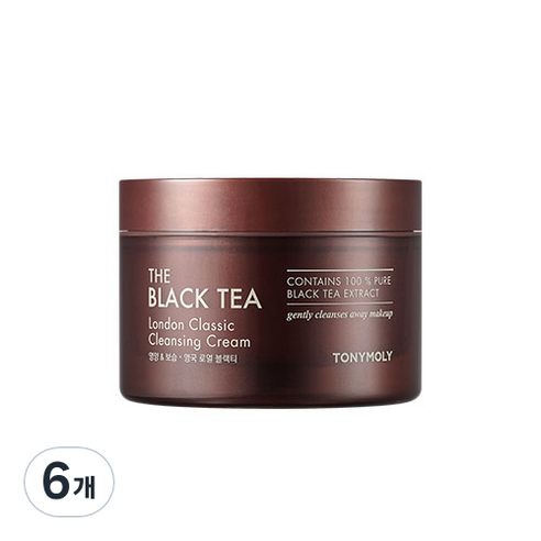 토니모리 더 블랙티 런던 클래식 클렌징 크림, 6개, 200ml