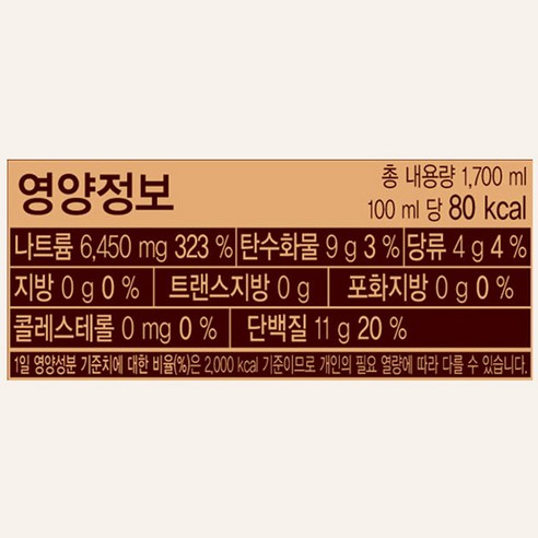 풍부한 맛의 고품질 양조간장