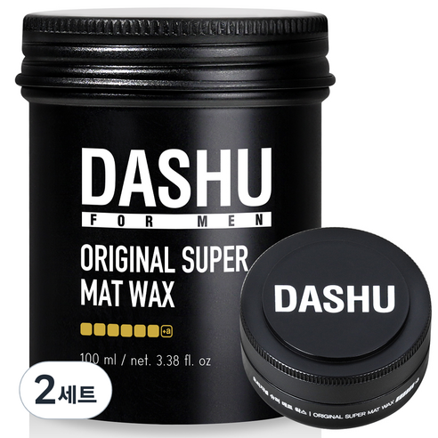 다슈 포 맨 프리미엄 오리지널 슈퍼 매트 헤어왁스 100ml + 15ml, 2세트
