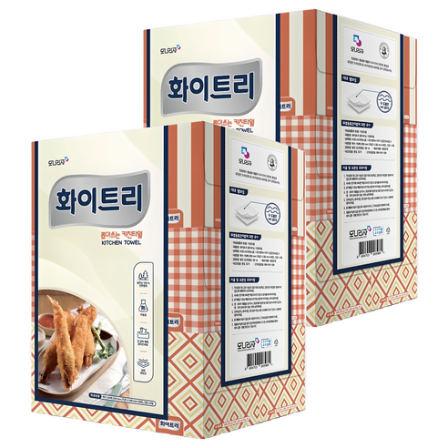 모나리자 화이트리 천연펄프 뽑아쓰는 키친타월, 150개입, 12개