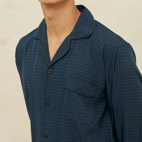 편안한 잠옷, 세련된 체크 무늬