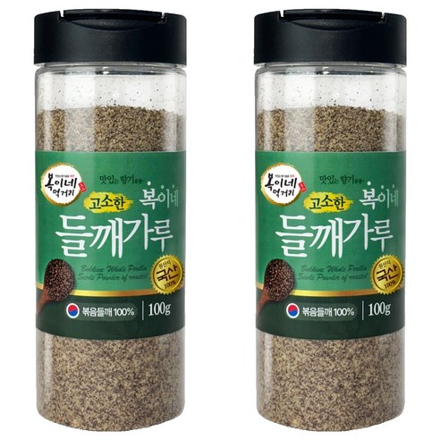 복이네먹거리 국산 고소한 들깨가루, 100g, 2개