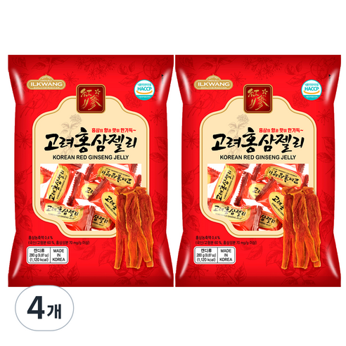 일광제과 고려홍삼젤리, 280g, 4개